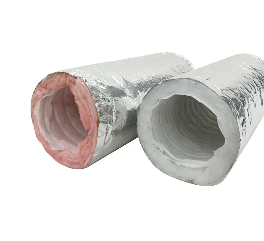 Hvac Systems Duct Flexible Insulation Duct Insulated Pipe