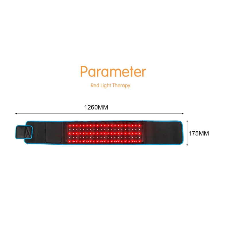 
Wholesale Versatile Pain Relief Weight Loss Light Belt 660nm 850nm Red Light Therapy Wrap Belt 