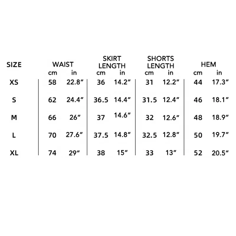 Free Custom Logo Hot Selling High Quality Sportswear Dresses Pockets Women Tennis Wear Uniform Skort Skirts