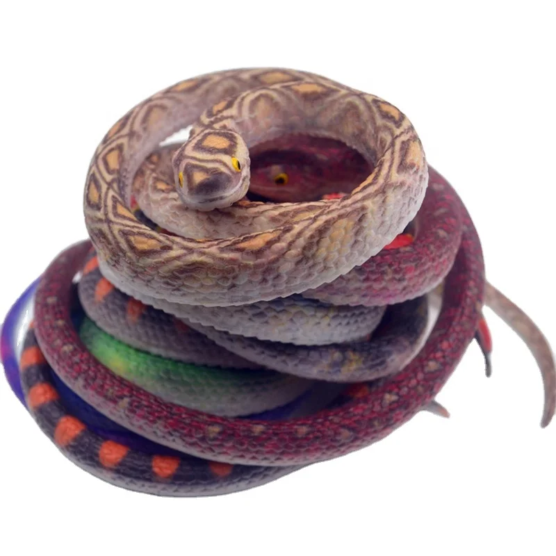 Factory rubber snake wholesale high quality TPR material magic soft snake toys