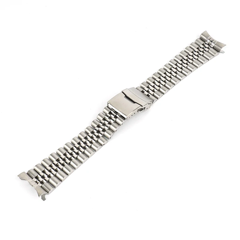 Wholesale jubilee Stainless Steel dive watch strap hollow Curved End SKX 007 skx009 skx 7002 Watch Band