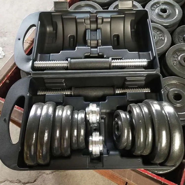 
Portable 15kg 20kg 30kg chrome dumbbell set combination dumbbell for sale 