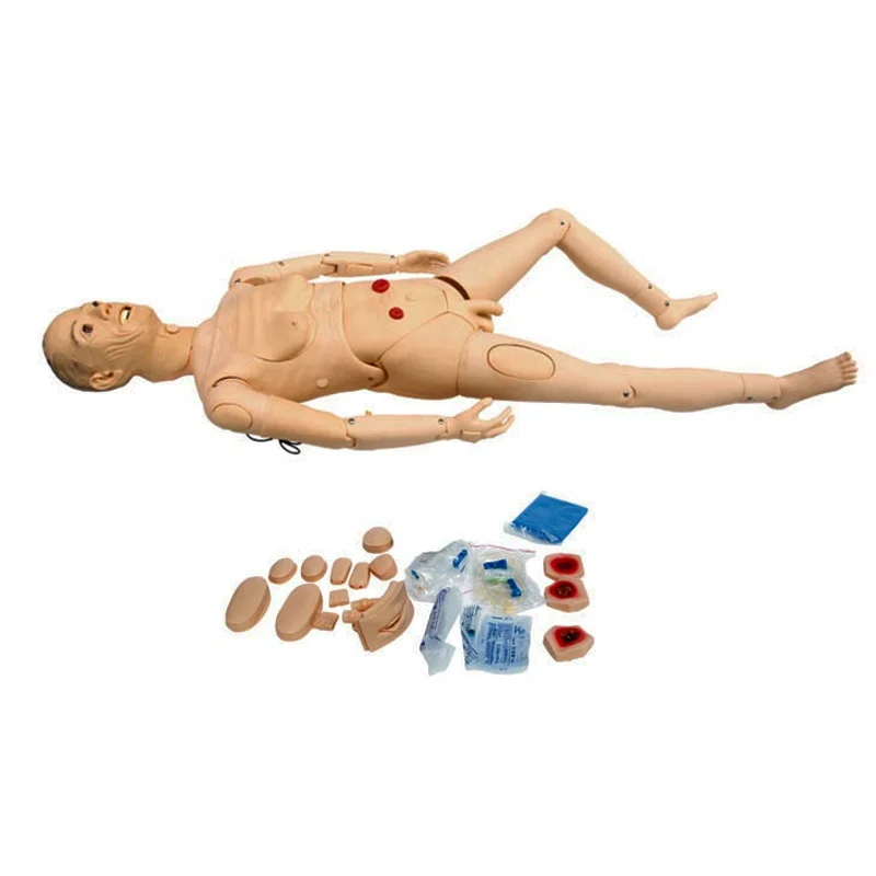 Advanced Patient Care Manikin,Male Elderly Nursing Dummy