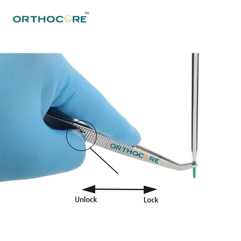 Самофиксирующийся винтовой зажим общие ортопедические инструменты кортикальные винты фиксирующие ветеринарные