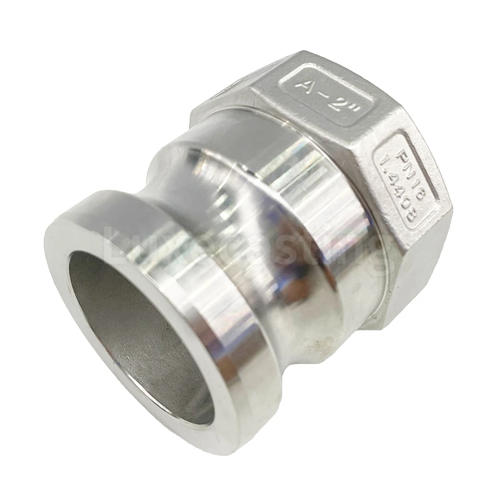 Camlock A Female BSPP Thread Gasket 12 Inch Aluminum Hose Coupler Stainless Steel Quick Coupling Camlock Type A Part