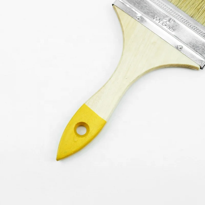 wood paint brush eternal paint brush manufacturers  yellow tail handle
