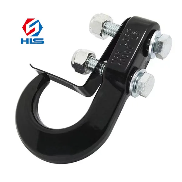 Heavy-Duty Forged Steel Tow Hook Universal Recovery Tow Hooks Plated Car Racing Tow Hook