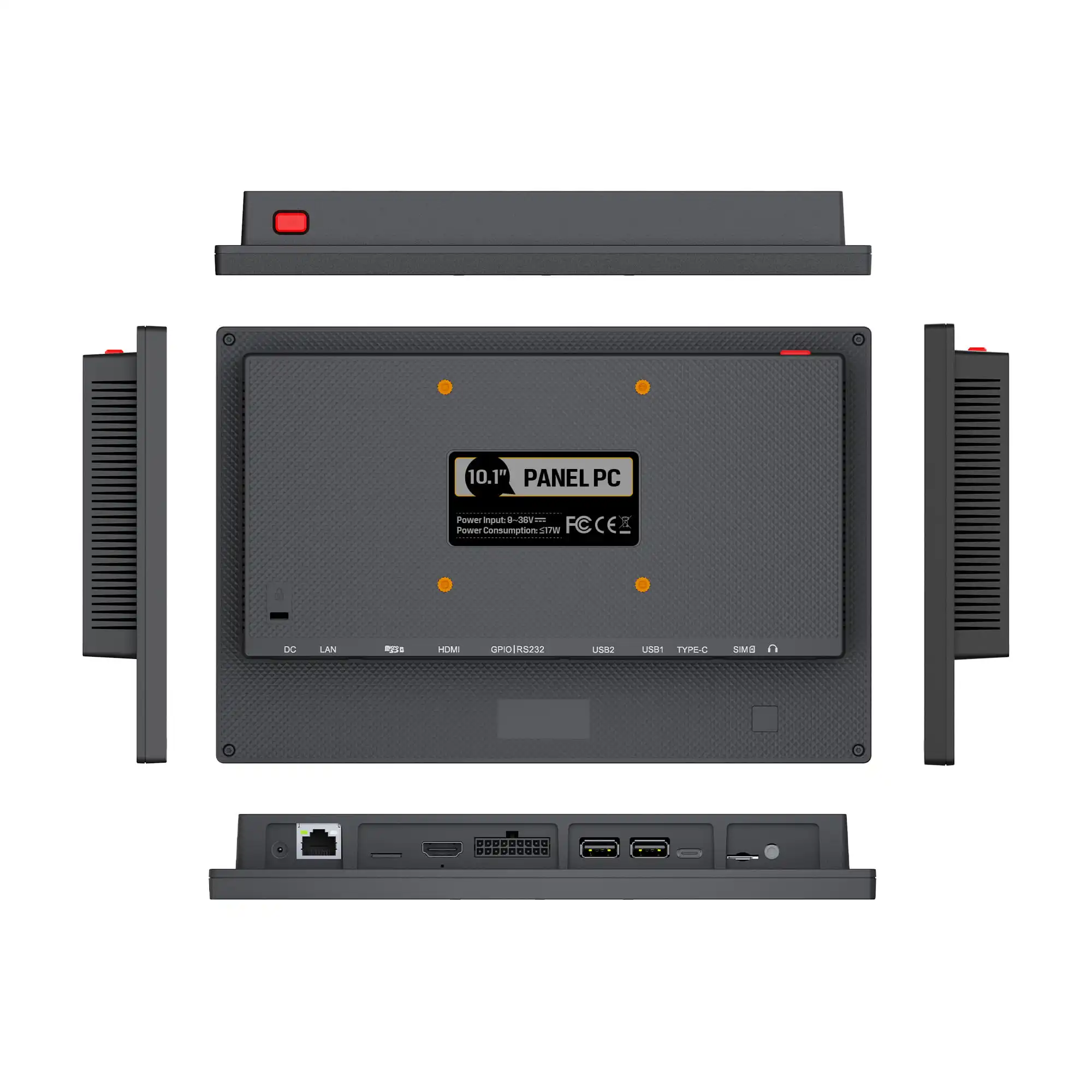 Lilliput Android 10 wall mounted 10.1 inch tablet with  RK3288 processor