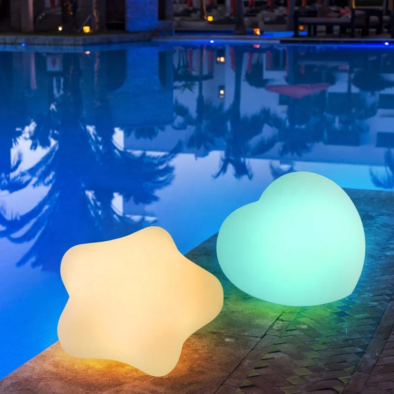 New Swimming Pool Water Drift Light Outdoor Waterproof Lawn Courtyard Colorful Luminous LED Light balls