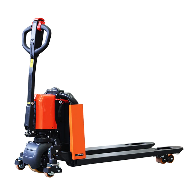 Top brand full electric hydraulic pallet jack electric power trolley 1 ton 1.5 ton transpallet al litio