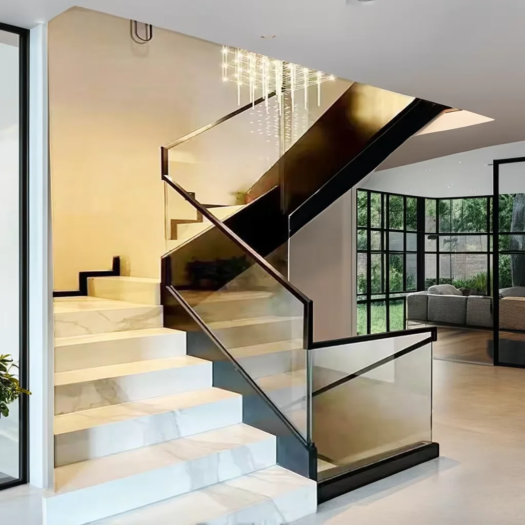 China Glass Railing Staircase Profile Glass Railing System Glass Veranda Railing