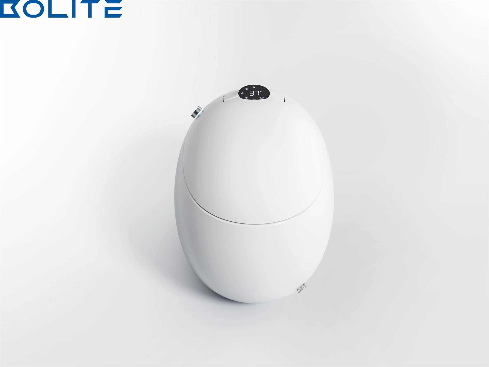 2023 best one-piece smart toilet mini egg intelligent toilet bowl automatic flush smart toilet for mini family bathroom