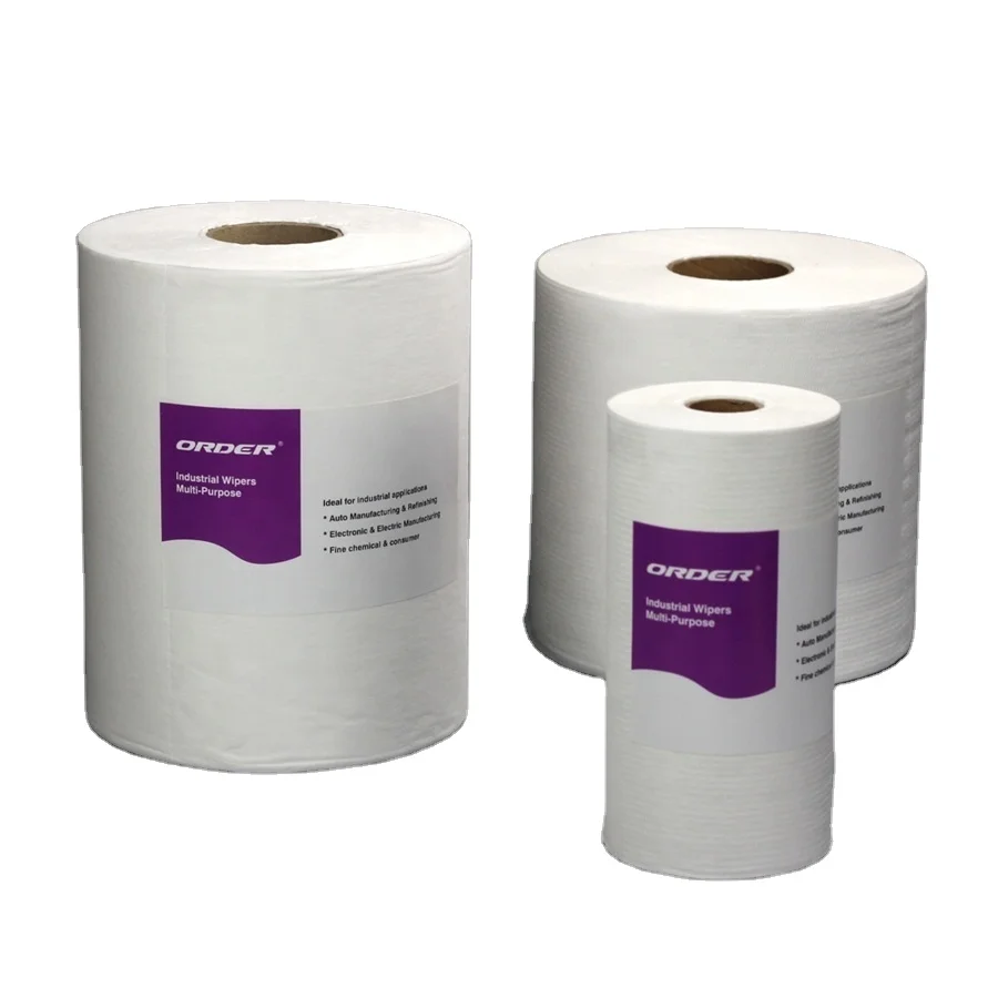 Автооборудование растворяющая моющаяся и сухая Нетканая протирочная ткань