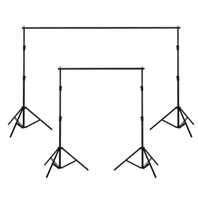 Durable aluminum backdrops tripod stand  Adjustable Photo Studio Accessories  2*3m  background stand for photography shooting