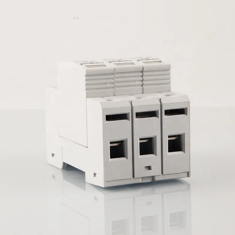 Three Phase Spd Protector Surge Power Arrester Lightning For House