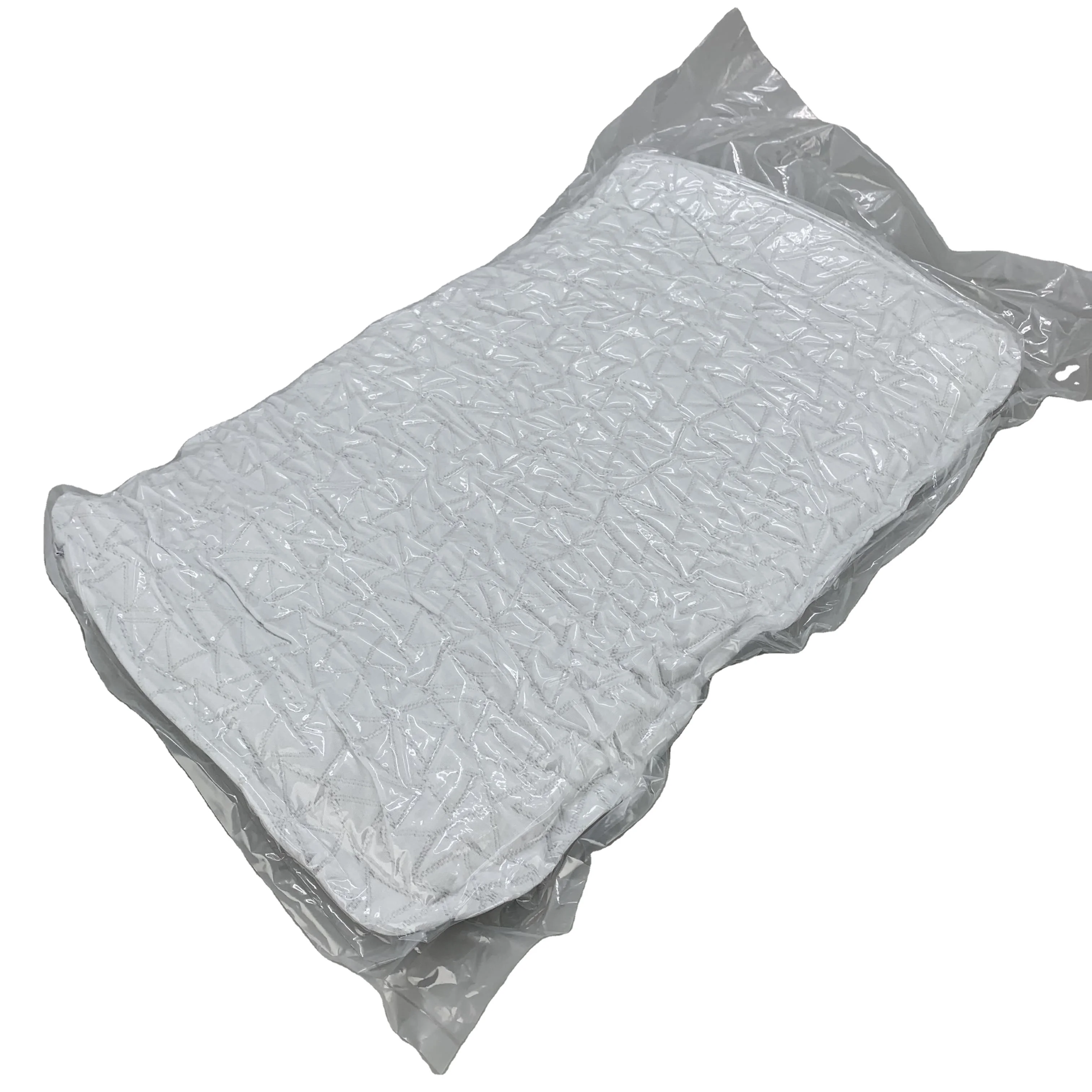 Foldable Compressed Small Volume Roll Pack Vacuum Memory Foam Pillow