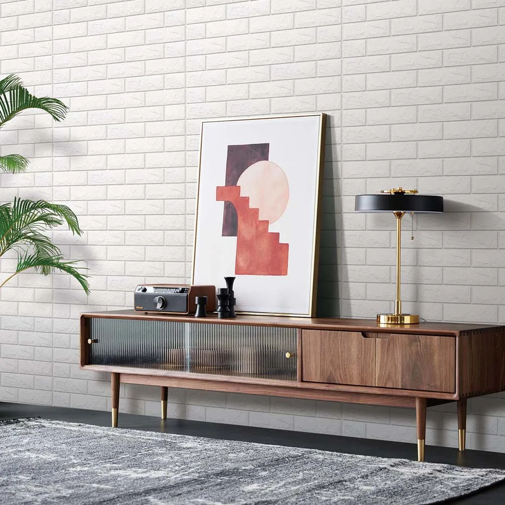 2021 New Wall Coating Material Factory Price Self-adhesive 3D PE Foam Wall Sticker