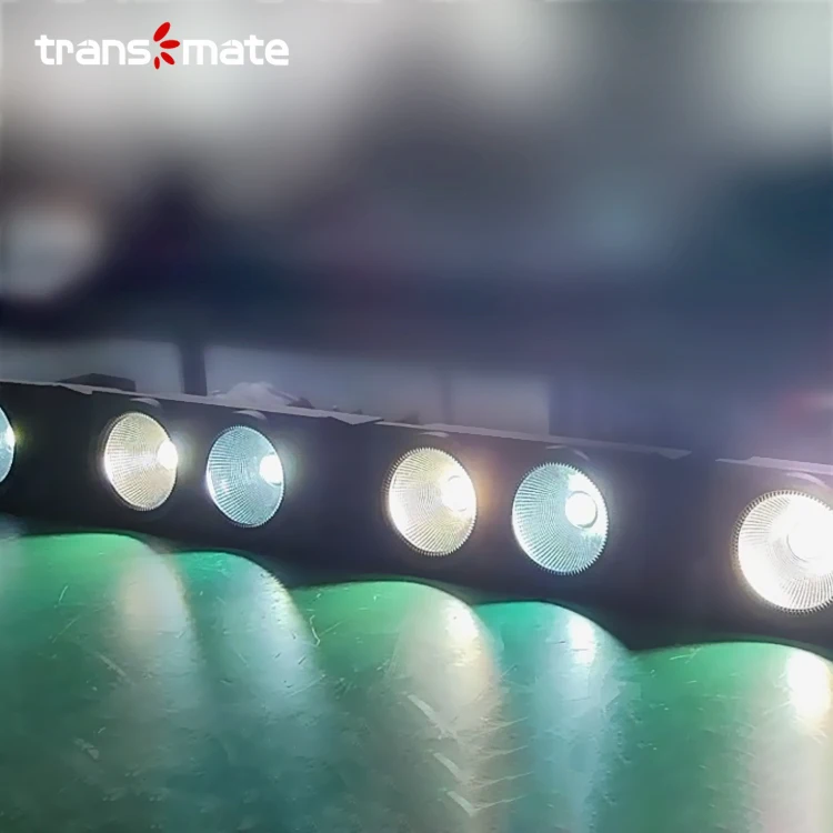 LED 2 глаза 2x100 Вт COB DMX сценический эффект DJ 200 оттенок света холодный белый/теплый белый светильник церковная телевизионная станция