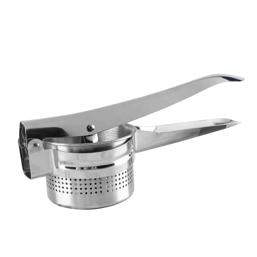 Low Price wholesale Stainless Steel Baby vegetable Fruit Food Press Potato Masher