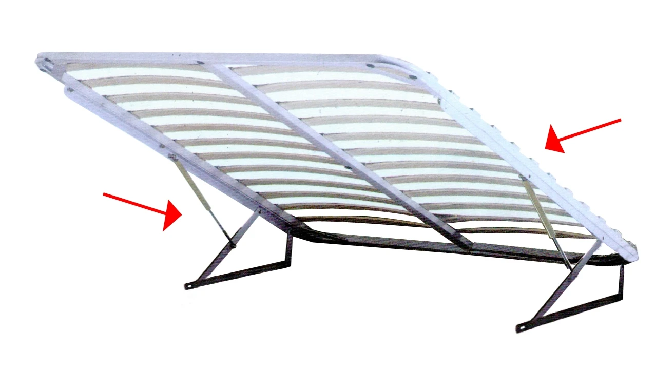 Simple Smart Furniture Foldable Meal Bed Frame With Storage Space