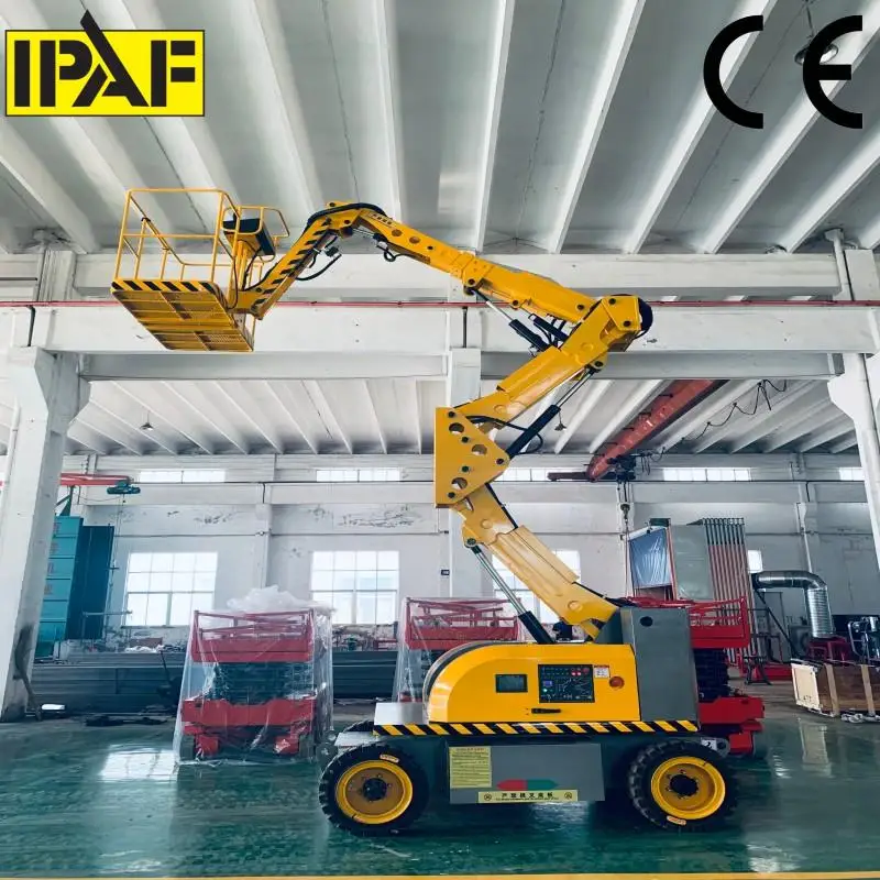 Big promotion hydraulic electric self propelled boom lift for outdoor events
