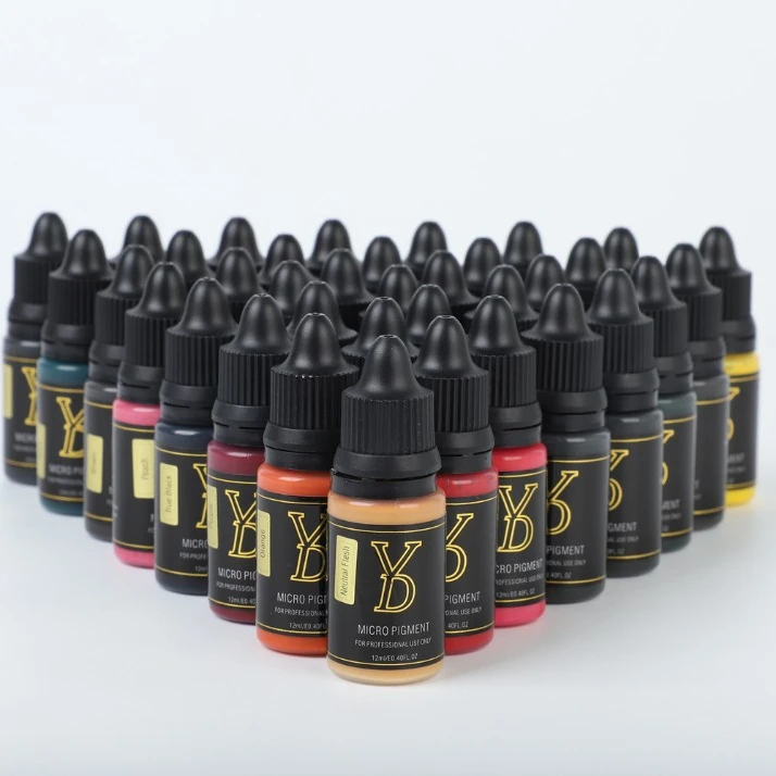 Custom Label pure pigment powder permanent makeup ink  tattoo With High-End Quality