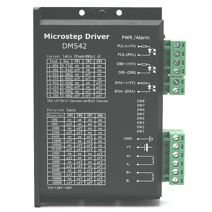 DM542 Stepper Motor Driver For 57 86 Series 2-phase Digital Stepper Motor Driver