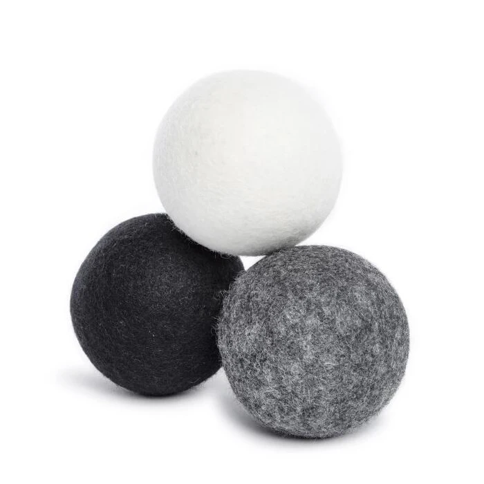 
new design eco laundry ball wool felt dryer balls cleaning ball 