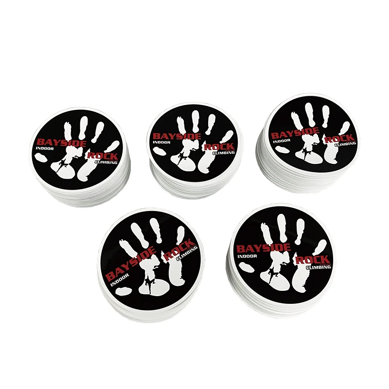Glossy Finish Customized Logo Cartoon Design Bakery Round Seal Stickers Waterproof Circle 4 Inch Die Cut Label Sticker