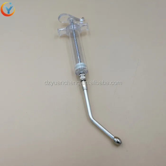 Veterinary Drencher Feeding Medicine Gun Automatic Syringe Injector Feeding Syringe for bird