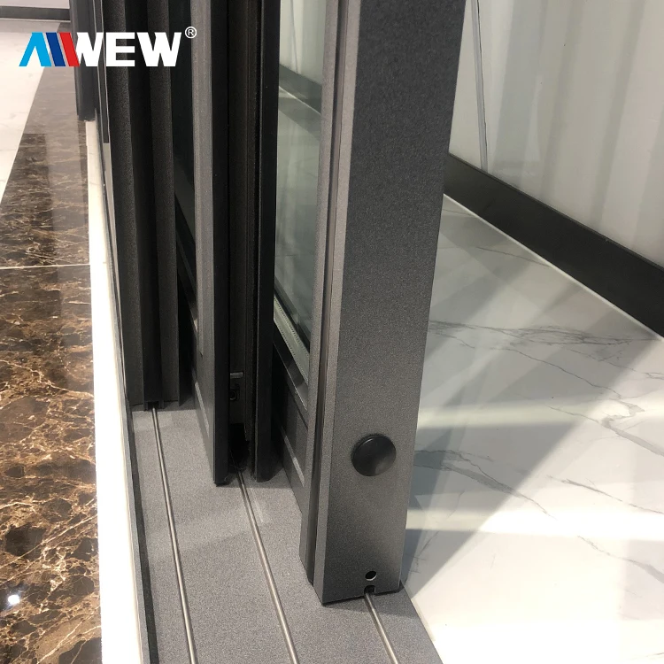 Алюминиевая раздвижная дверь Alwew, дизайн наружной двери комнаты