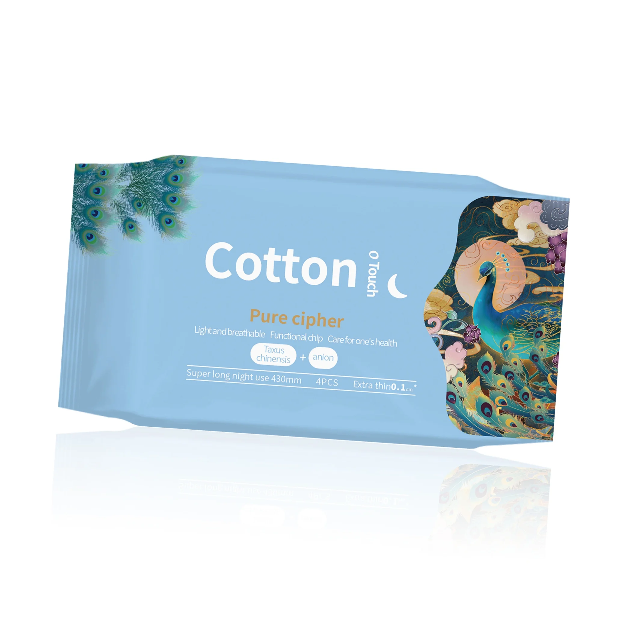 OEM and ODM cotton sanitary towel High quality sanitary pads organic cotton Wholesale sanitary napkin raw material