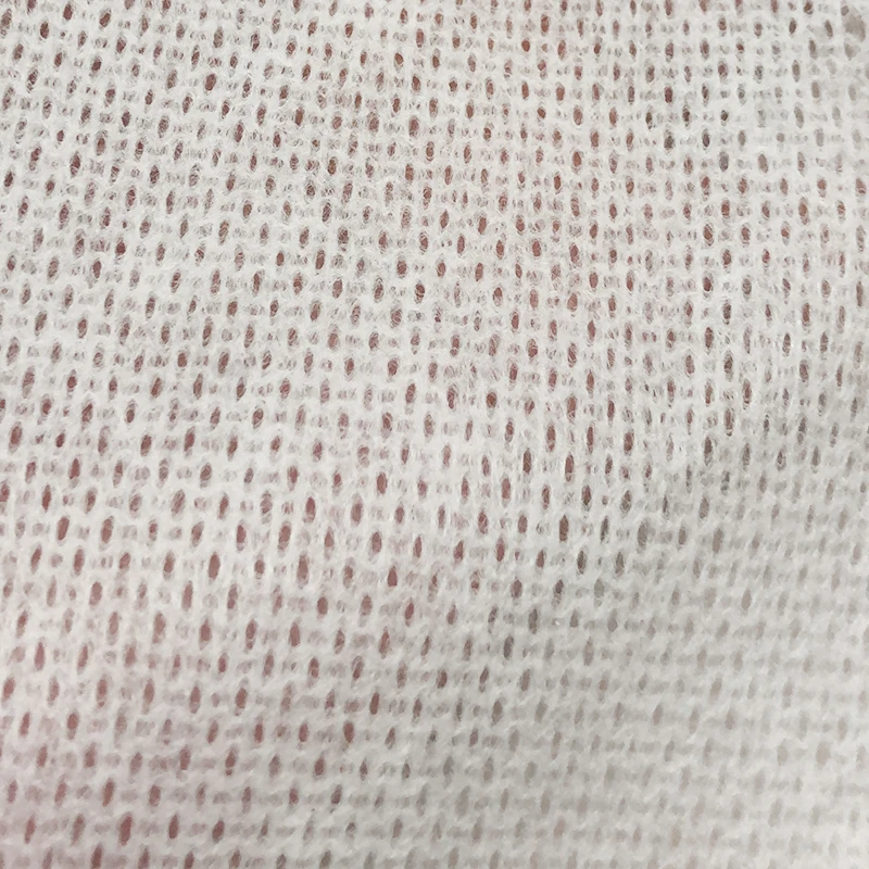 22 Holes Per Inch Mesh Perforated Spunlace Nonwoven Non Woven Fabric