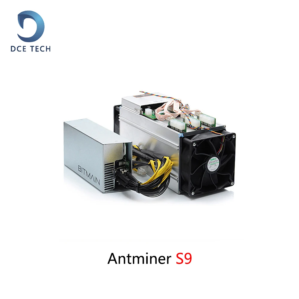 2020 запас, дешевый б/у AntMiner S9 14T с блоком питания, Майнер биткоинов ASIC minig Bitmain, Майнер