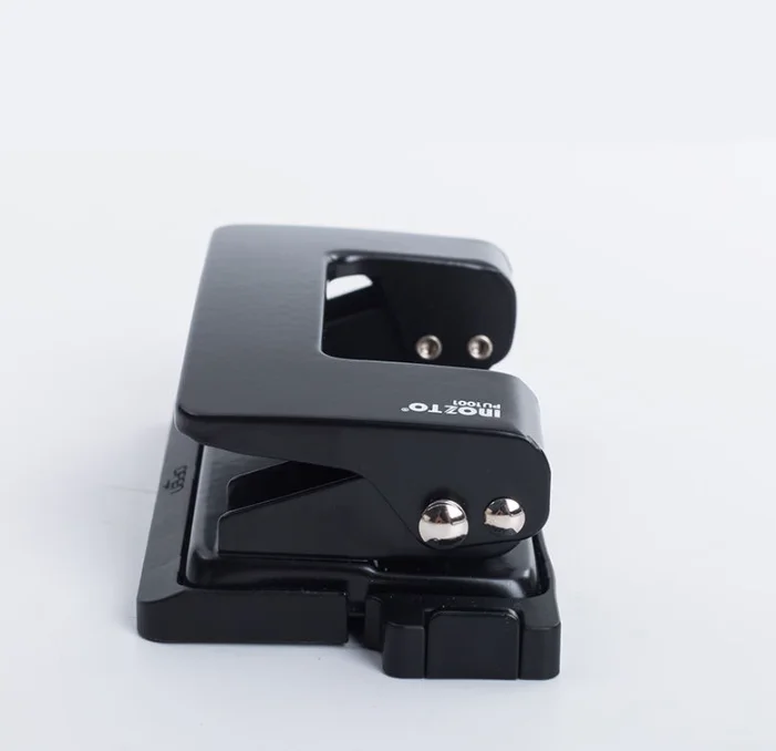 Customized high quality 2 hole metal puncher office craft paper labor saving puncher manual puncher