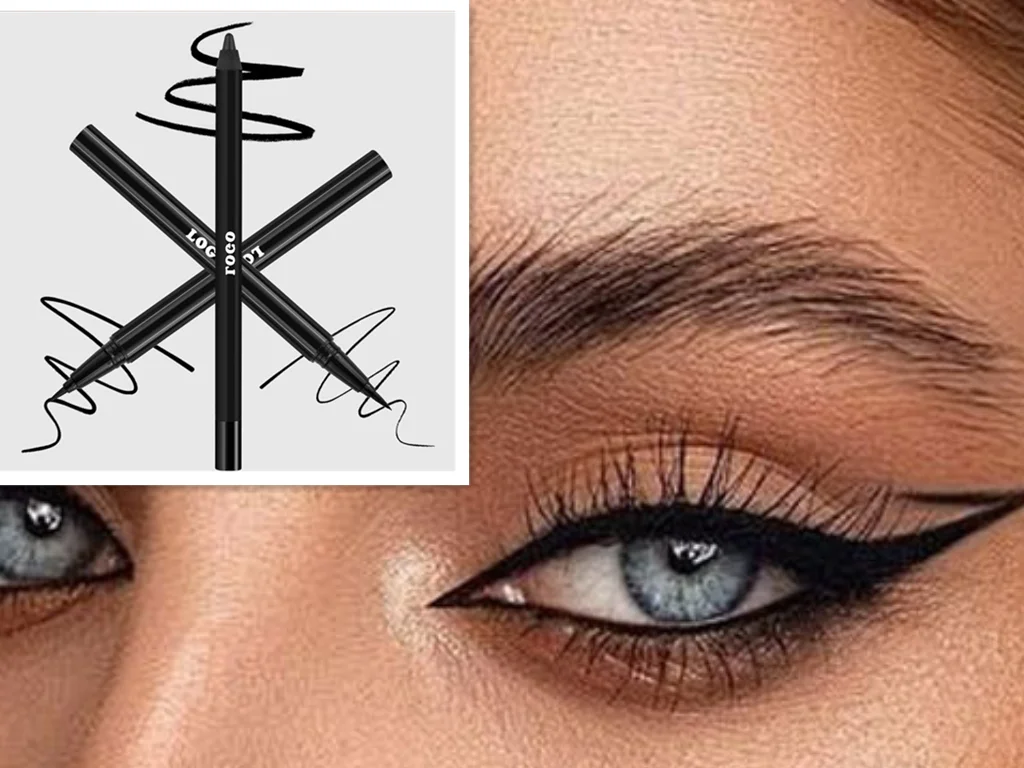 High quality black  matte eyeliner waterproof private label liquid eyeliner eye liner OEM 24h Long Lasting Liquid Eyeliner
