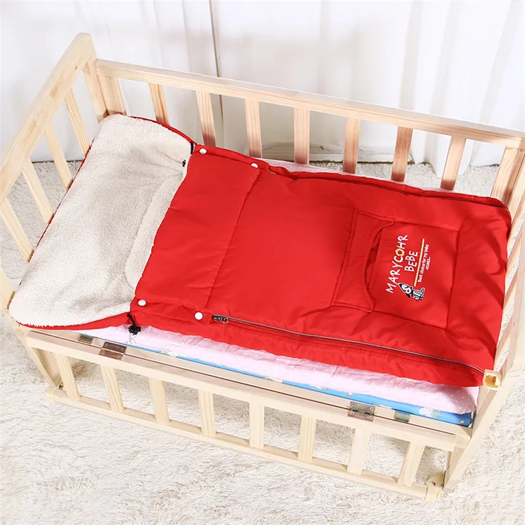 New Born Luxury Baby Stroller Sleeping Bag Baby kids Warm Clothing Winter Thermal Infant Blanket