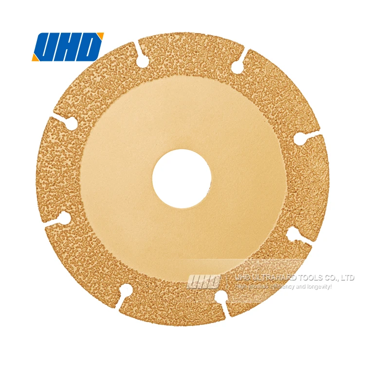 180mm diamond hole saw blade vacuum brazed marble cutter blade for cutting steel