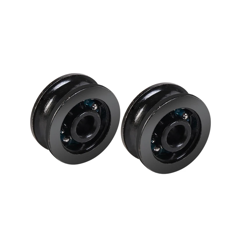 Window Pulley 626Rs Rubber Coated Bearing U Slot White 6X29X8