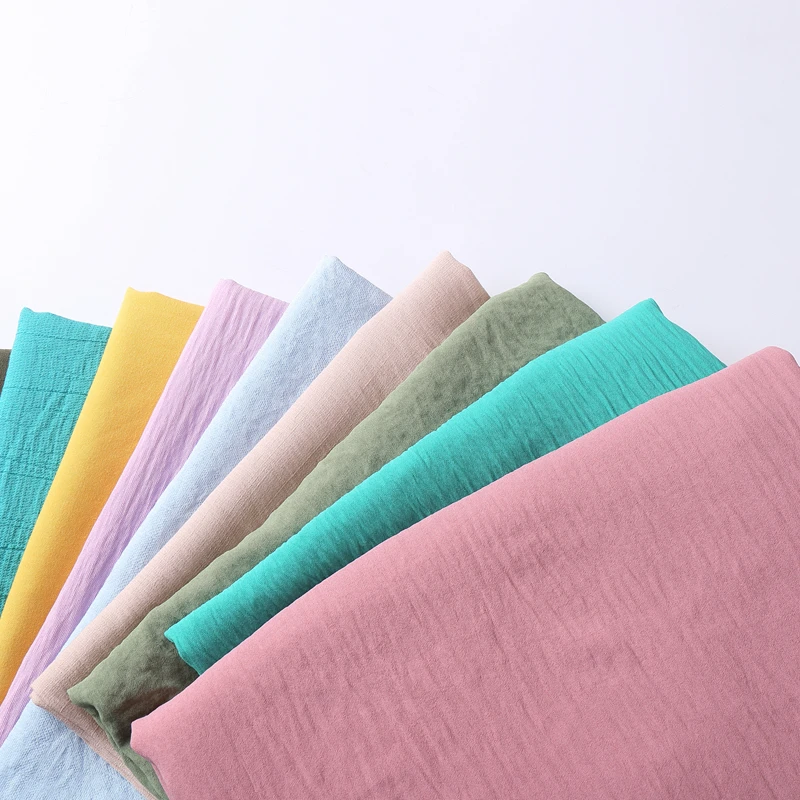 Дешевая муслиновая белая ткань 100% полиэстер стрейч CEY текстиль тканая ткань окрашенная для одежды
