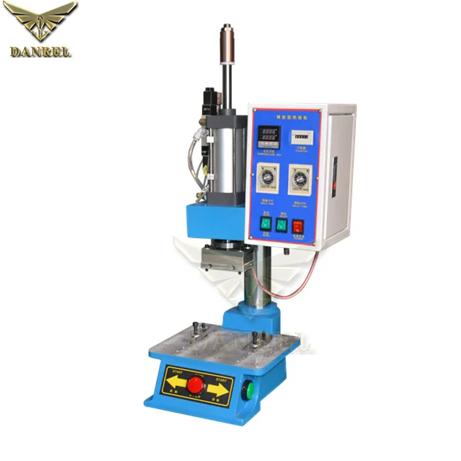 Manual Operation Hot Stake Machine for Plastic Boss Assembly Multiple Pins Heat Riveting Machine Brass Inserts CE Approved