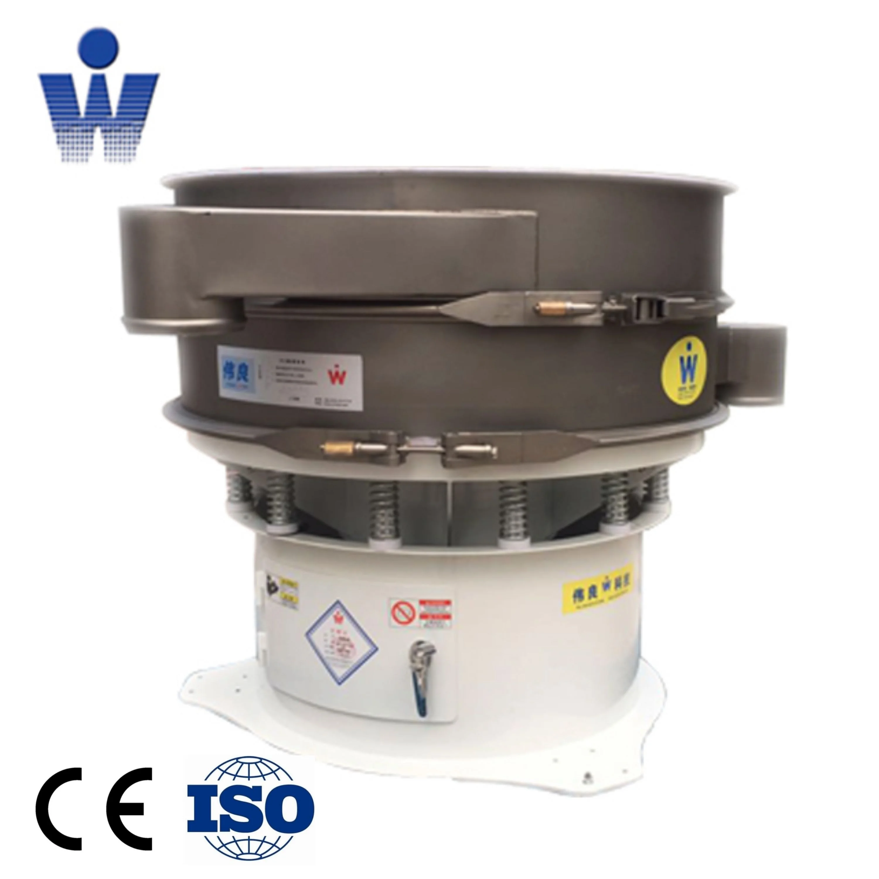 Double deck stainless steel particle rotary beans food processing vibrating screen separator sweco