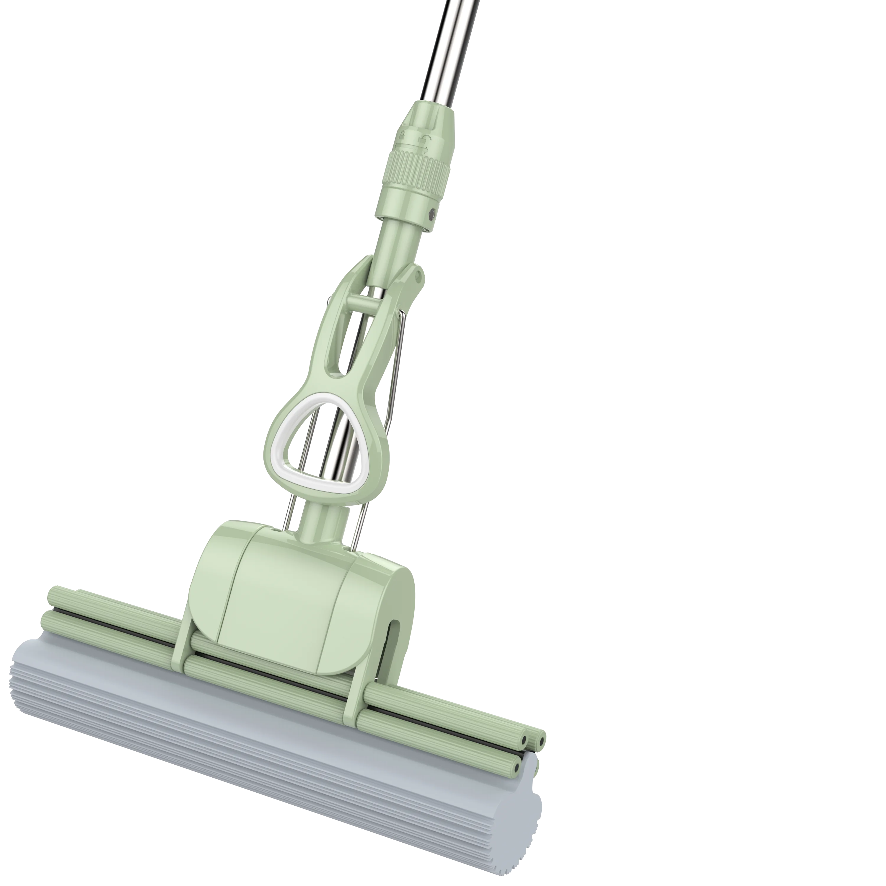 
Eco-friendly Double Rollers Magic Squeeze Sponge Form PVA Mop 