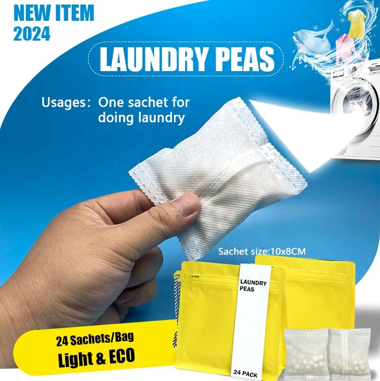 2024 Year New Launch ECO Laundry Detergent Pods/Sheet/Pearls for Washing & Dryer Combo MachineCombo Machine