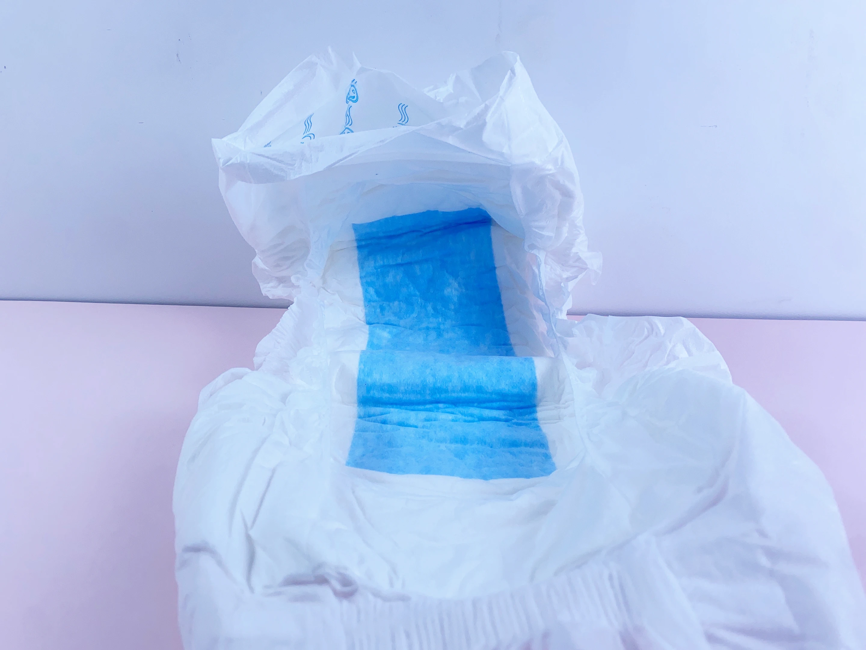 Wholesale Disposable Adult Diaper Thick High Quality Non Woven Fabric Bamboo  biodegradable OEM Printed ABDL Design Free Samples