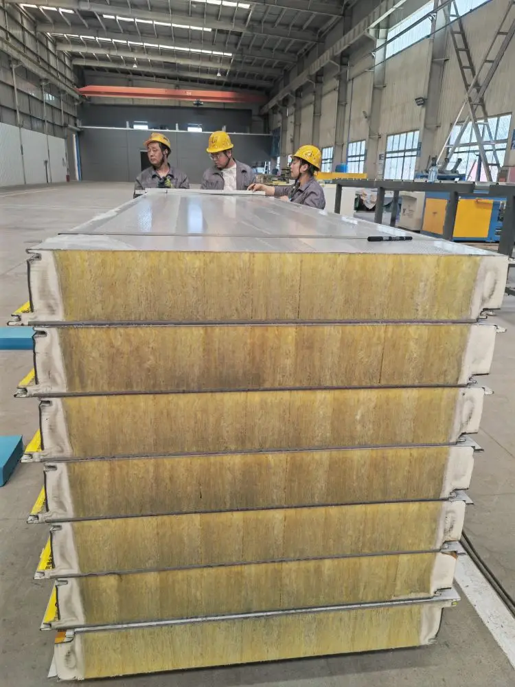 baodu 50mm-200mm acoustical insulation wall sandwich panel building