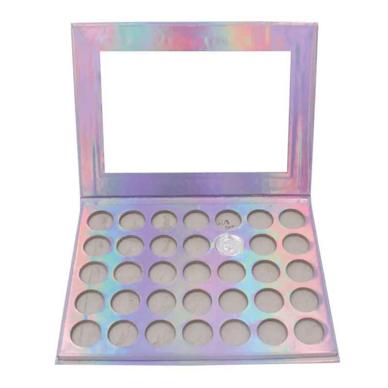 Custom Holographic Vegan High Pigment Makeup Private Label 35 Color Eyeshadow Palette