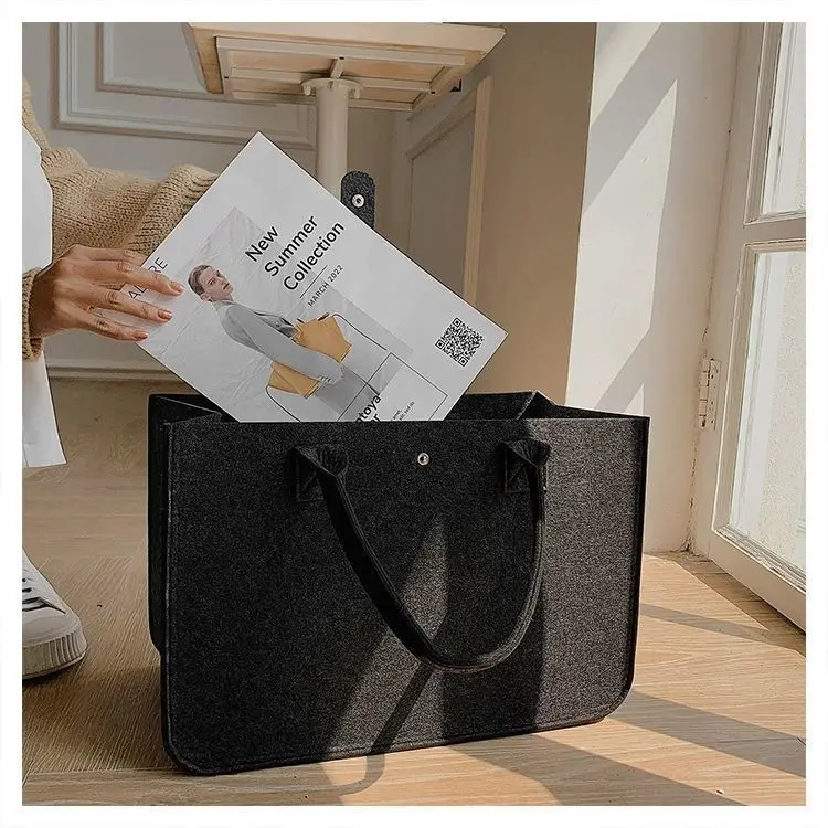 Dust-proof Outdoor Travel Felt Cloth Case Storage Bag Foldable Carrying Box For Tonies Toniebox Starter Set Speaker Portable