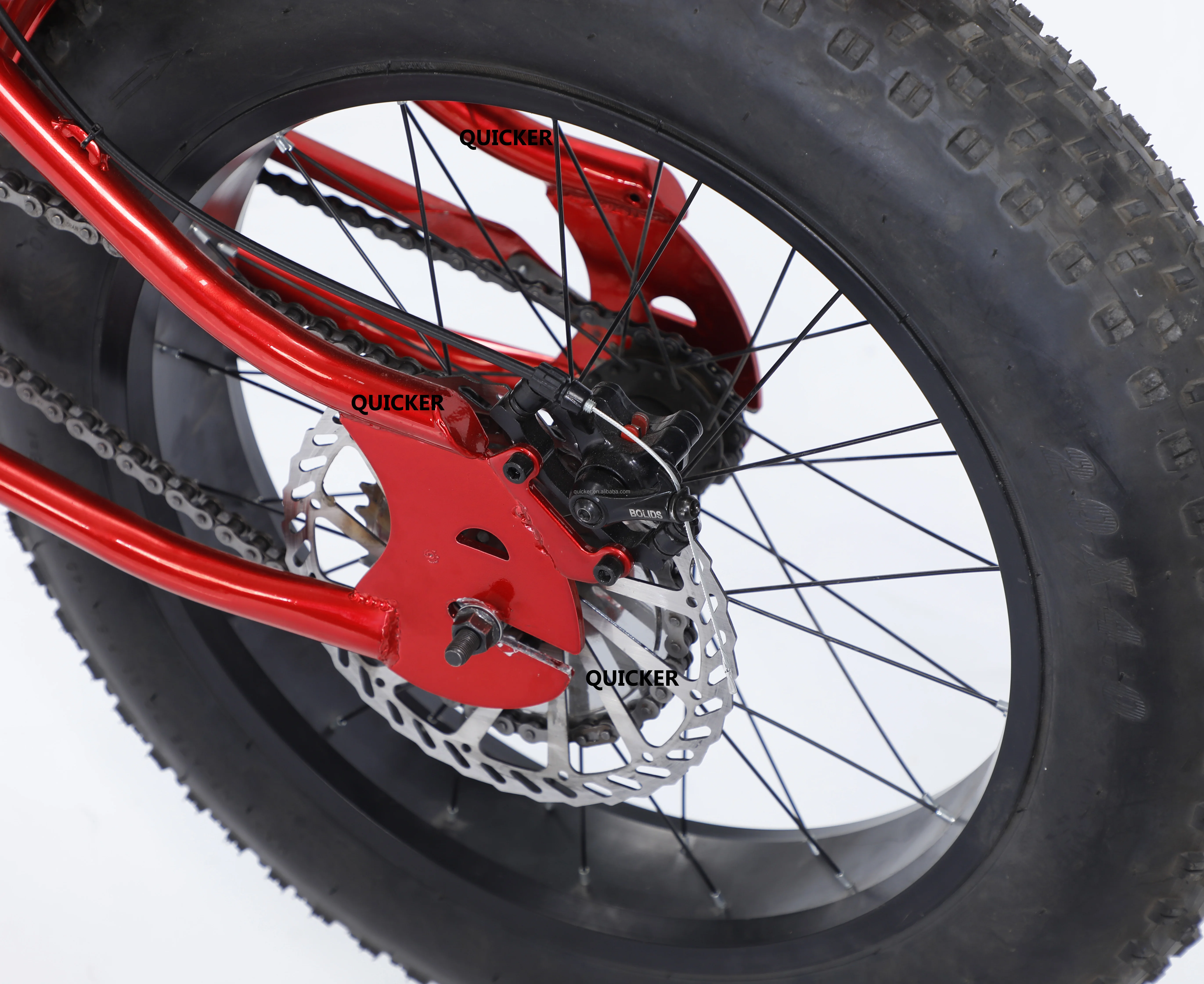 Motorised / motorized bicycle chopper scooter 24inch/20inch snow tire 2 stroke 80cc engine bike