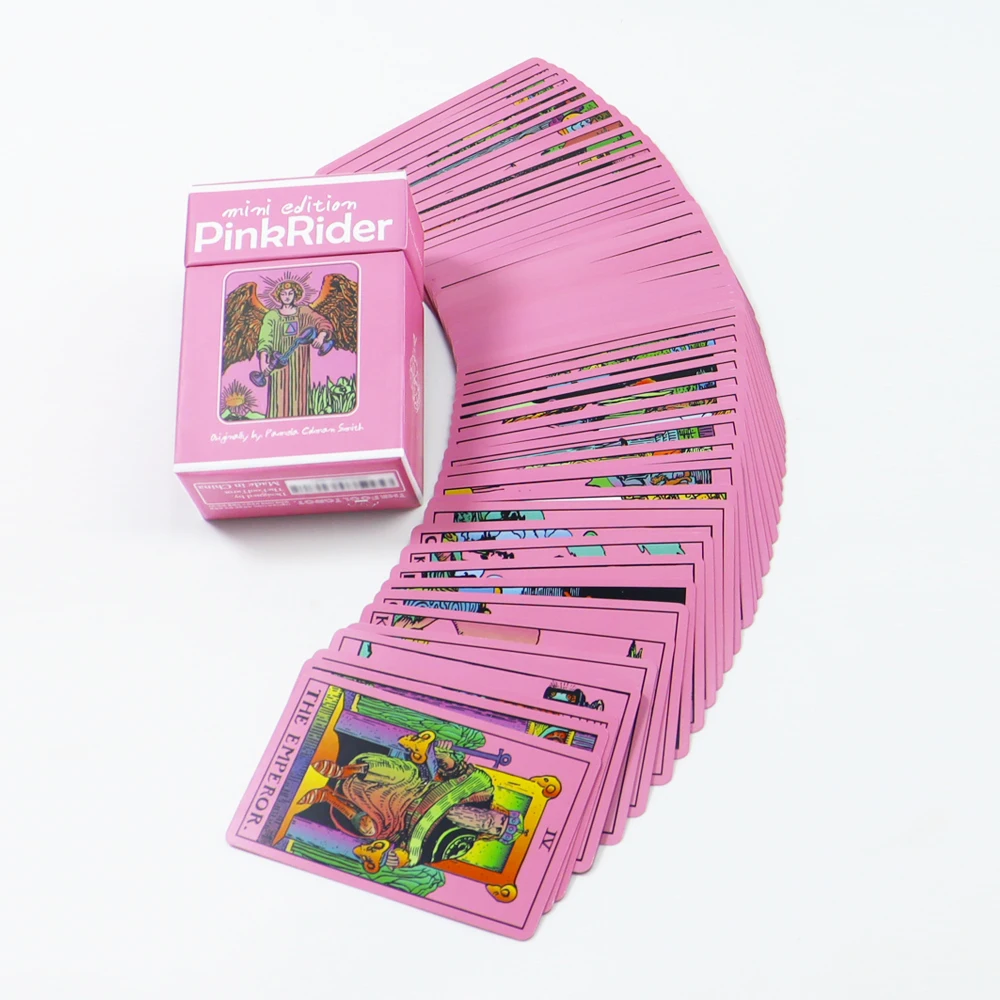 Supplier custom pattern printing paper tarot cards high end custom design prophecy tarot cards with box